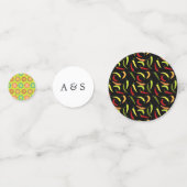 Mexican Fiesta Floral Wedding Con Konfetti (Rückseiten)