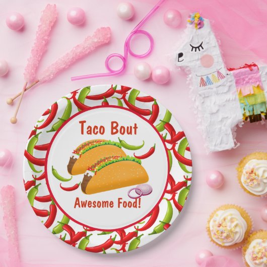 Mexican Fiesta Food Taco Bout Phantastisch Food Pa Pappteller (Party)