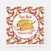 Mexican Fiesta Food Taco Bout Phantastisch Food Pa Serviette (Vorderseite)