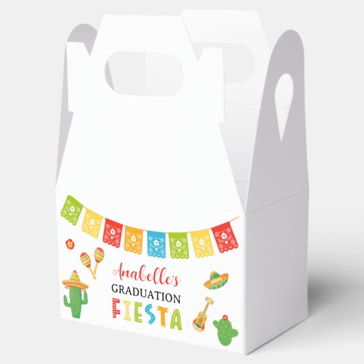 Mexican Fiesta Graduation Party Geschenkschachtel (Geöffnet)
