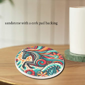 Mexican fiesta horse getränkeuntersetzer