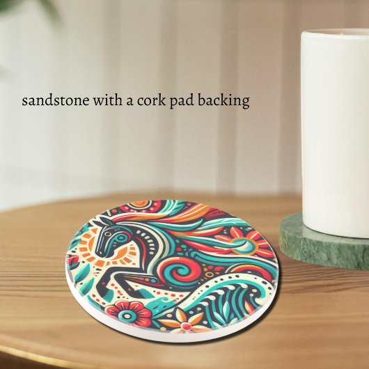 Mexican fiesta horse getränkeuntersetzer