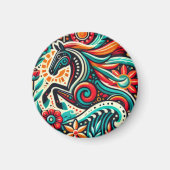 Mexican fiesta horse magnet (Vorne)