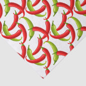 Mexican Fiesta Hot Chili Paprikaschoten Seidenpapier (Detail)