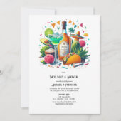 Mexican Fiesta "Let's Taco 'Bout a Couples Shower" Einladung (Vorderseite)