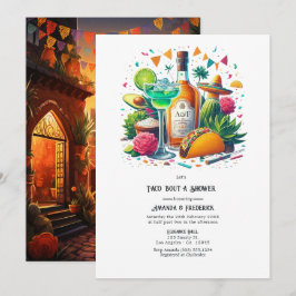 Mexican Fiesta "Let's Taco 'Bout a Couples Shower" Einladung