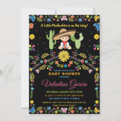 Mexican Fiesta Little Muchachito Boy Baby Shower Einladung (Vorderseite)