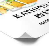 Mexican Fiesta Margarita Begrüßungszeichen Poster (Ecke)