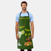 Mexican Fiesta Margarita Fruit Pepper Schürze (Getragen)