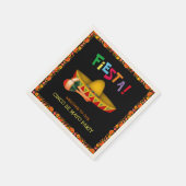 Mexican Fiesta oder Cinco de Mayo Serviette (Ecke)