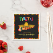 Mexican Fiesta oder Cinco de Mayo Serviette (Beispiel)