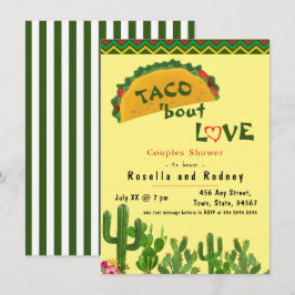 Mexican Fiesta 💃 Paare Dusche Taco Bout Liebe Einladung