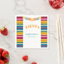 Mexican Fiesta Papel Picado Baby Dusche