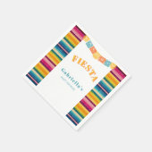 Mexican Fiesta Papel Picado Baby Dusche Serviette (Ecke)