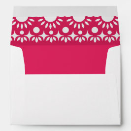 Mexican Fiesta Pink Papel Picado Boho Wedding