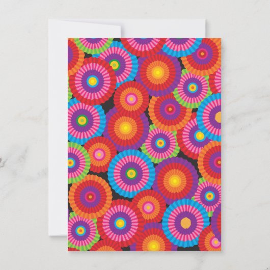 Mexican Fiesta Probe Dinner Margaritas Einladung (Rückseite)