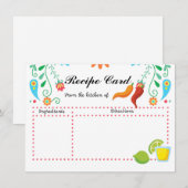 Mexican Fiesta Recipe Card (Vorne/Hinten)