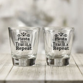 Mexican Fiesta siesta tequilt Brides bachelorette Schnapsglas