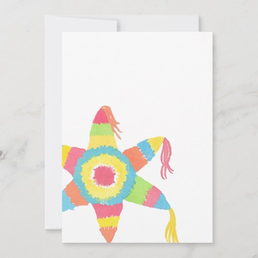 Mexican Fiesta Taco Brautparty Game Einladung (Rückseite)