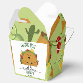 Mexican fiesta taco Danke Baby Dusche Geschenkschachtel (Geöffnet)