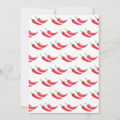 Mexican Fiesta Taco über ein virtuelles Brautparty Einladung (Rückseite)