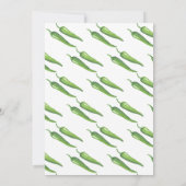 Mexican Fiesta Taco "über Liebe Brautparty Einladung (Rückseite)