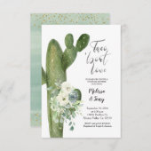 Mexican Fiesta Taco'bout Liebe Paare Dusche Einladung (Vorne/Hinten)