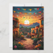 Mexican Fiesta Tacos & Tequila Probe Dinner Einladung (Rückseite)