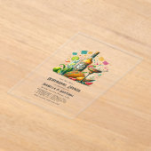 Mexican Fiesta Tequila Probe Dinner Acryleinladungen (Ablage )