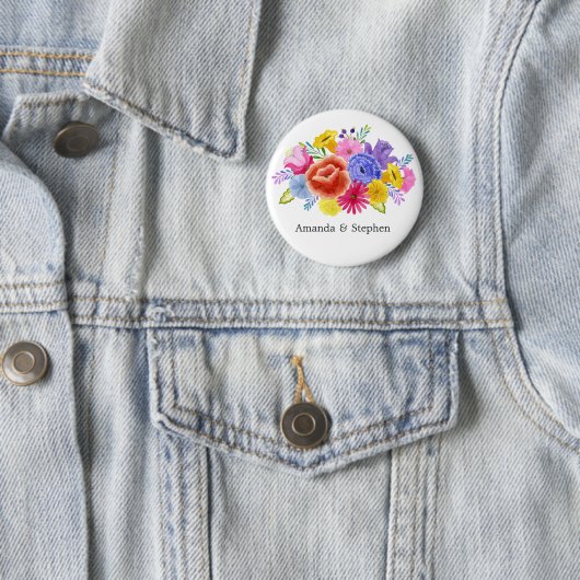 Mexican Fiesta Wedding Button (Beispiel)