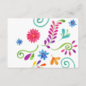Mexican Fiesta Wedding Details Enclosure Card Begleitkarte (Rückseite)