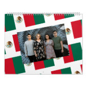 Mexican Flag Add Your Foto 2026 Kalender (Titelbild)