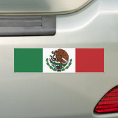 Mexican Flag Green White Red Mexico Patriotic Autoaufkleber (Auf Auto)