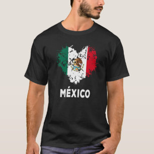 Mexican Flag Idea de Mexico Para Mujeres & Mexico T-Shirt
