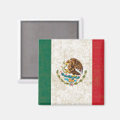 MEXICAN FLAG Magnet (Vorderseite/Rückseite)