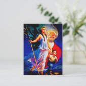 Mexican Flag Woman and Child Postkarte (Stehend Vorderseite)