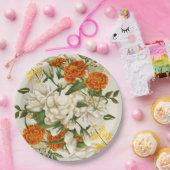 Mexican Floral Cinco De Mayo Fiesta Pappteller (Party)