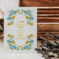 Mexican Floral Fiesta Baby Shower