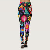 Mexican Floral Fiesta Leggings (Rückseite)