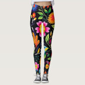 Mexican Floral Fiesta Leggings (Vorderseite)