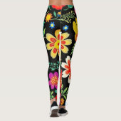 Mexican Floral Fiesta Leggings (Rückseite)