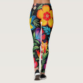Mexican Floral Fiesta Leggings (Rückseite)