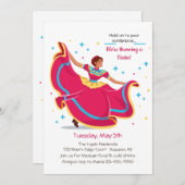 Mexican Folk Dancer Einladung (Vorne/Hinten)