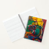 Mexican Folk Dancer Spiral Notebook Notizblock (Innenseite)
