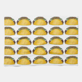 Mexican Food Feinschmecker Taco Tacos Print Kitcht Handtuch (Horizontal)