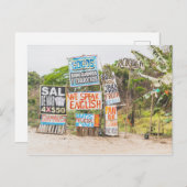 Mexican Frucht Stand Sign Postkarte (Vorne/Hinten)