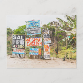 Mexican Frucht Stand Sign Postkarte