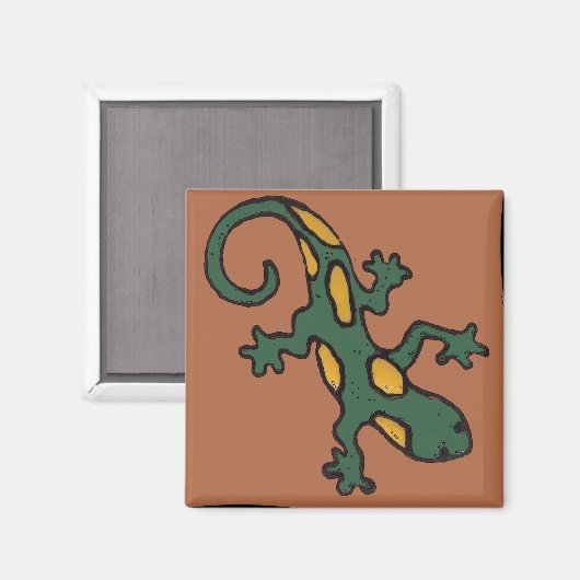Mexican Gecko Tile Magnet (Vorderseite/Rückseite)