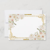 Mexican Gold Fiesta Boy Taufe Vielen Dank Dankeskarte (Rückseite)