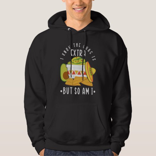 Mexican Guacamole Avocado Cinco De Mayo Hoodie (Vorderseite)